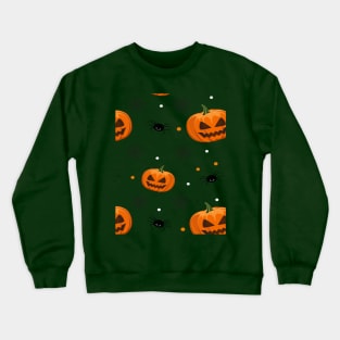 Halloween Pattern Crewneck Sweatshirt